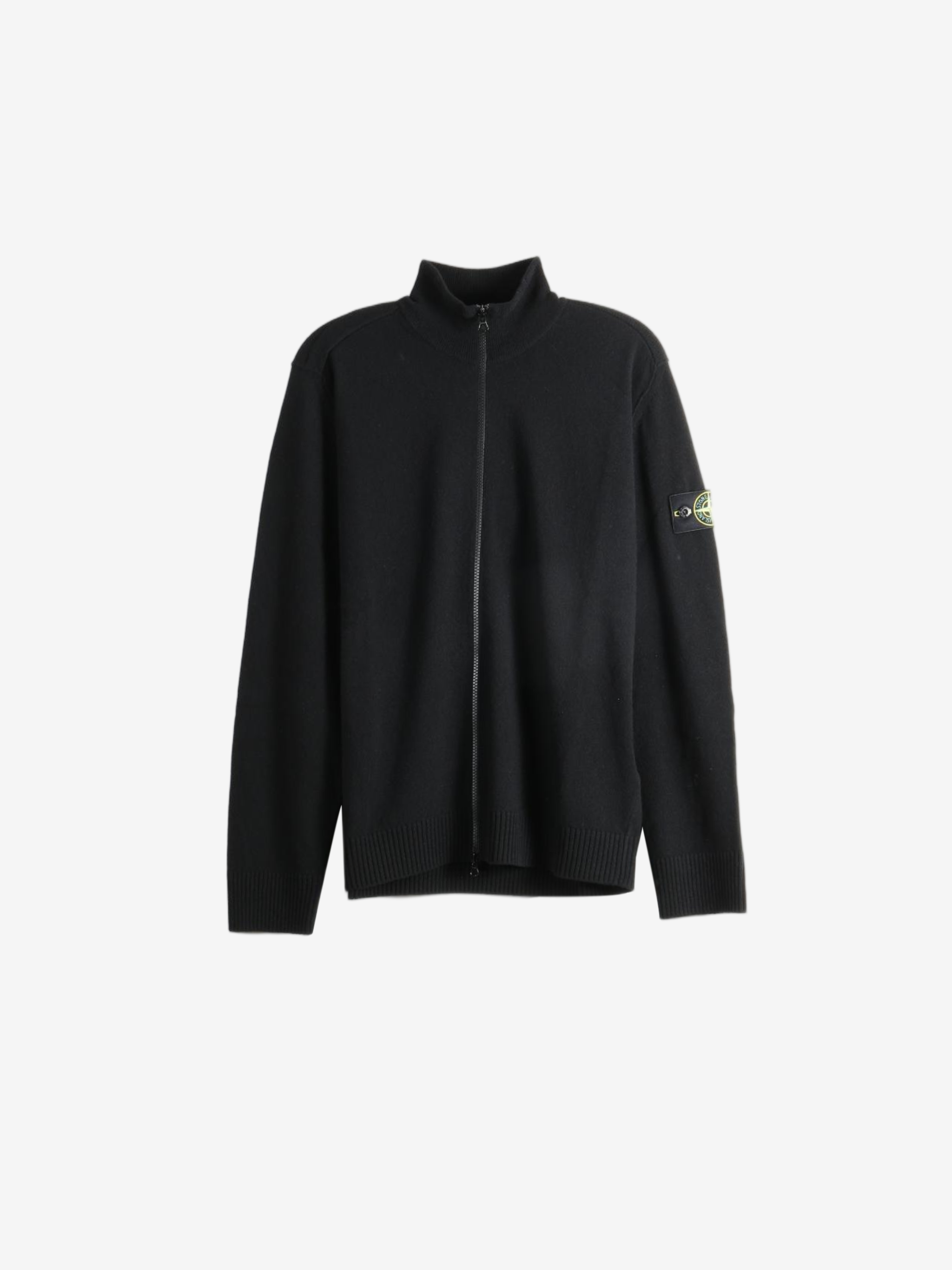 Black knitwear, front view