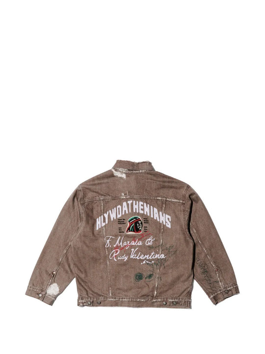 Brown jacket, front view
