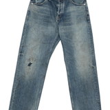 Blue jeans, front view