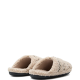 White slipper,back view