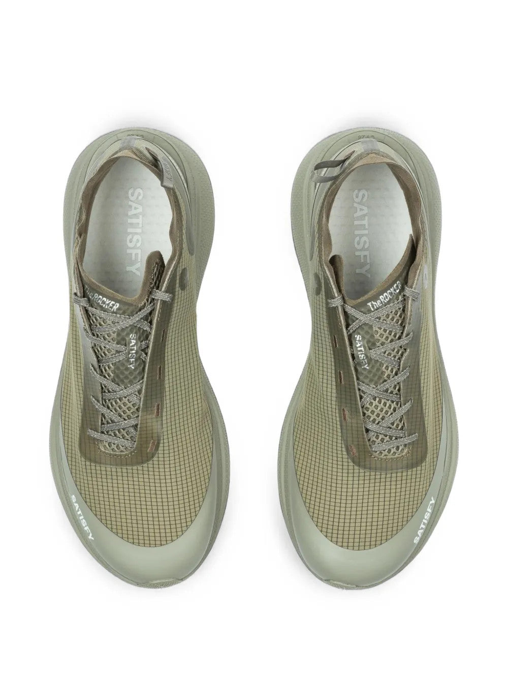 Green shoes, front view