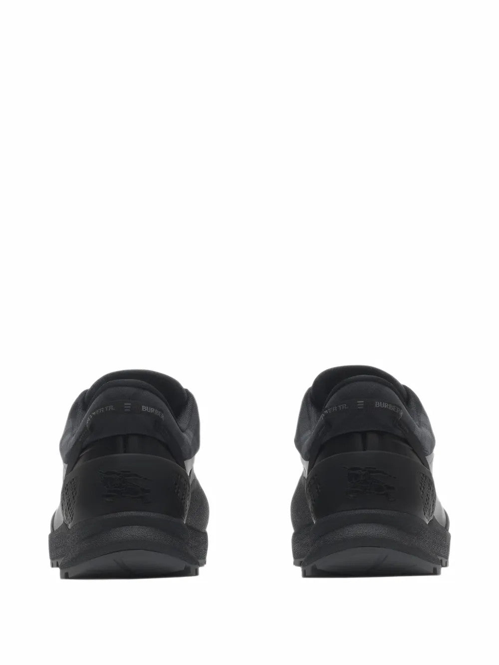 Black shoes, back view
