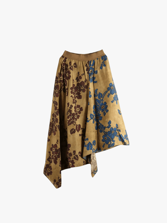 Tan skirt, front view