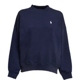 blue sweats-hoodies,front view