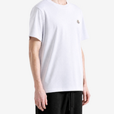Blue t-shirt, full body view
