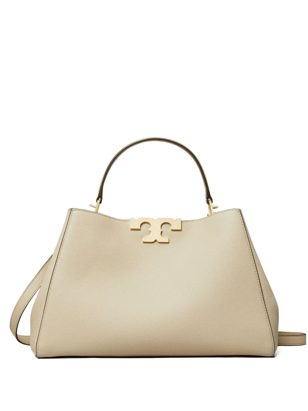 Tan bag, front view
