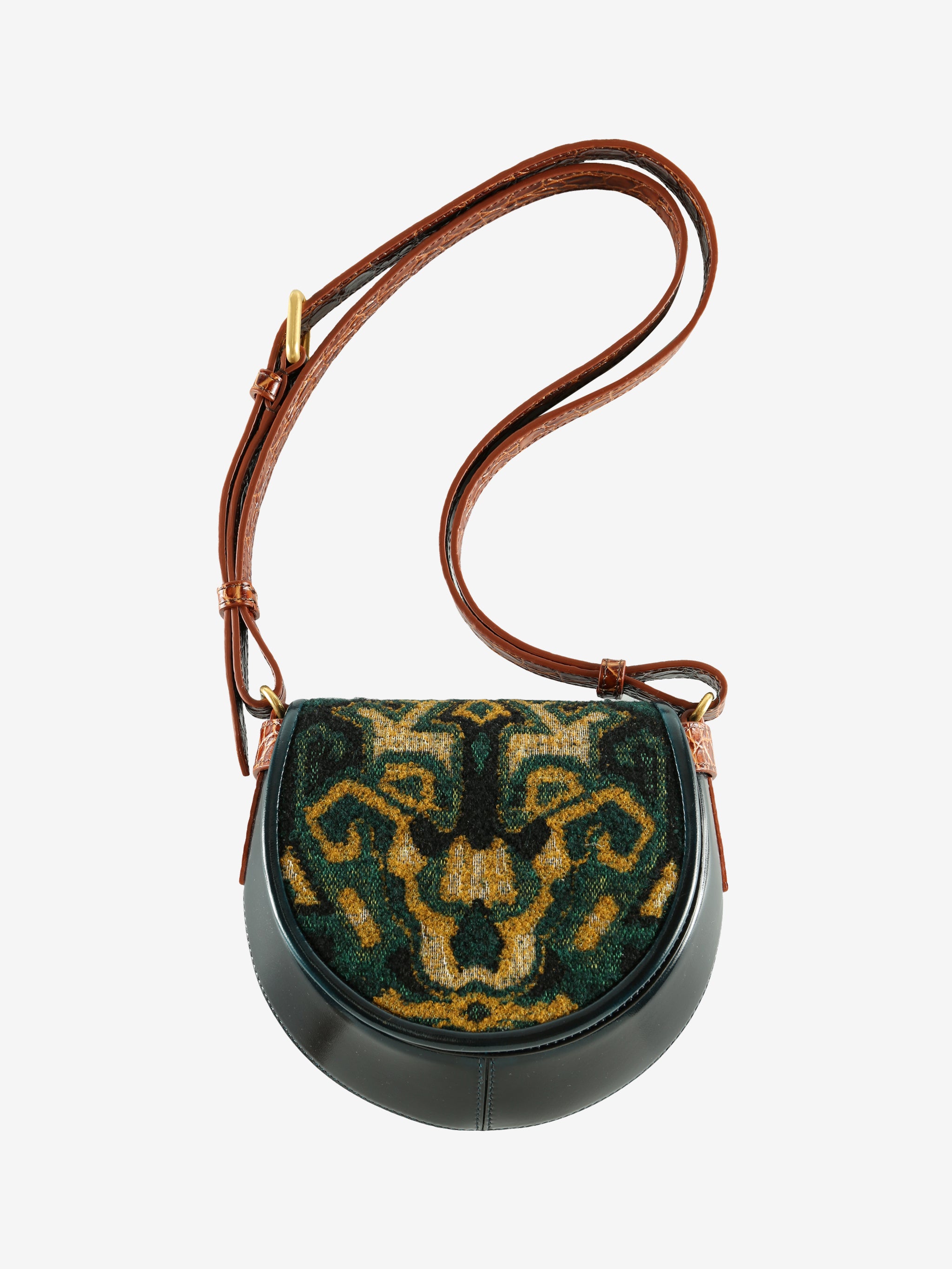 Green bag, front view