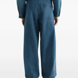 Blue pants, front view