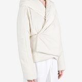 Tan jacket, front view