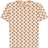 MARINE SERRE - Unisex Moon Printed Jersey Crewneck Top