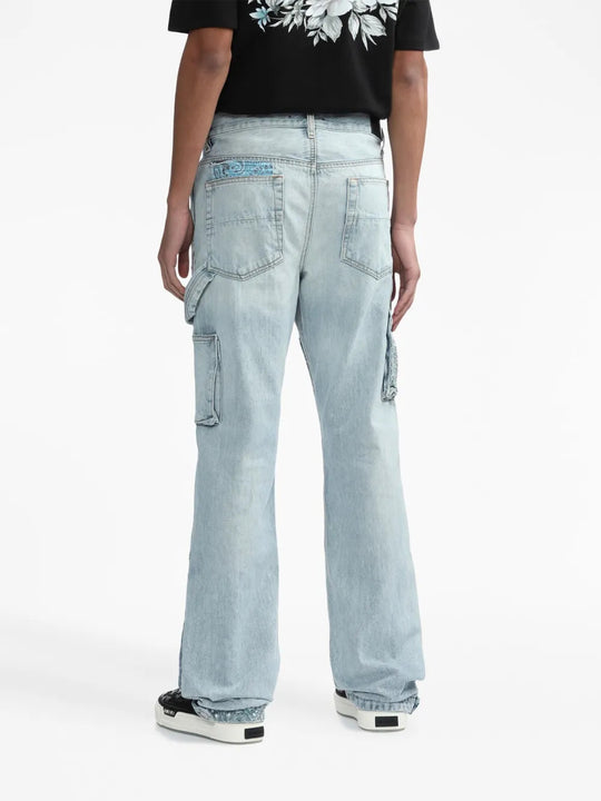Blue jeans, full body view