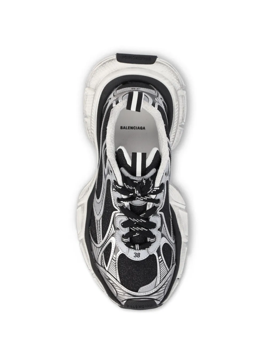 Black sneaker, upper view