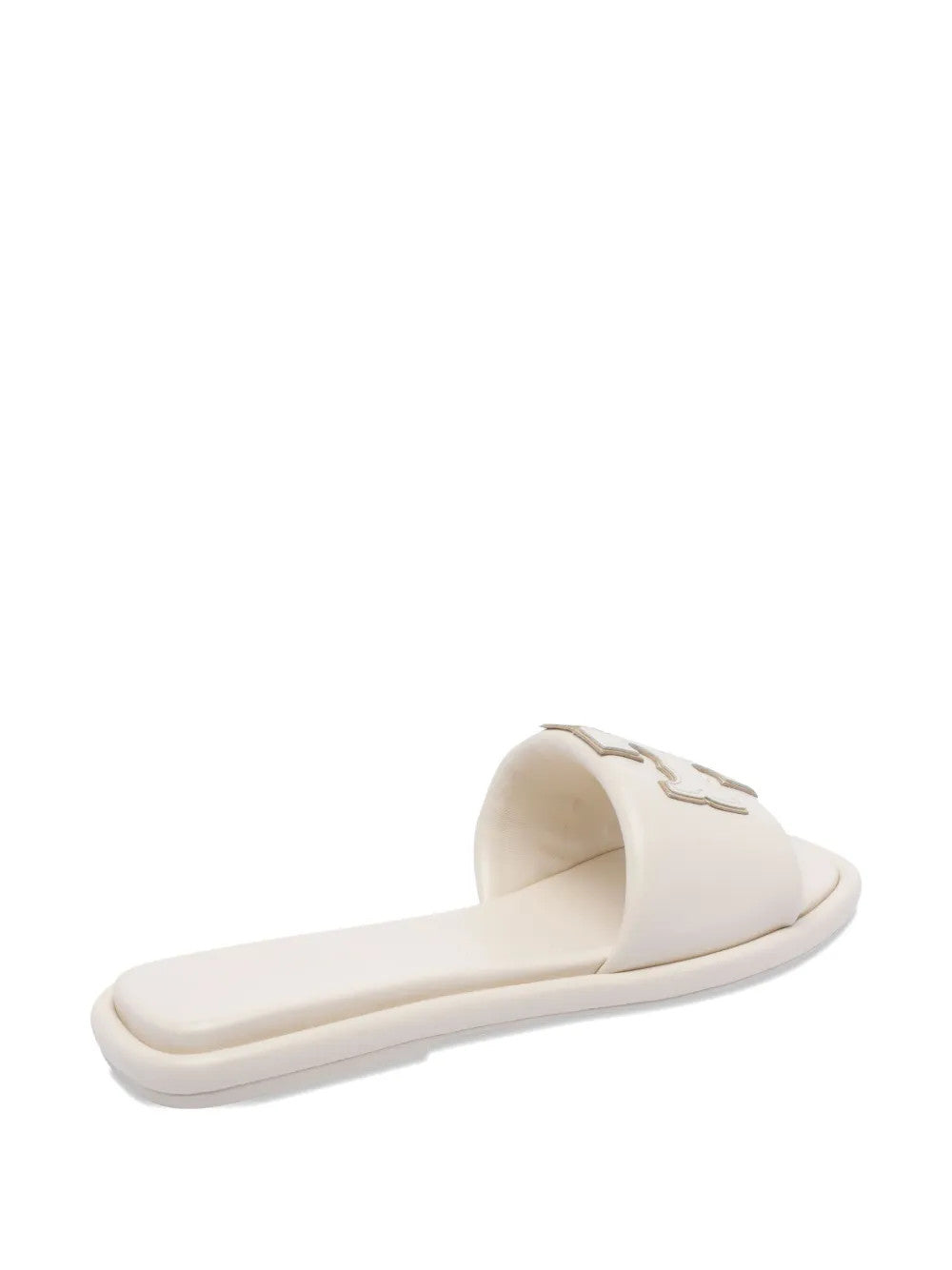 Tan shoes, side view