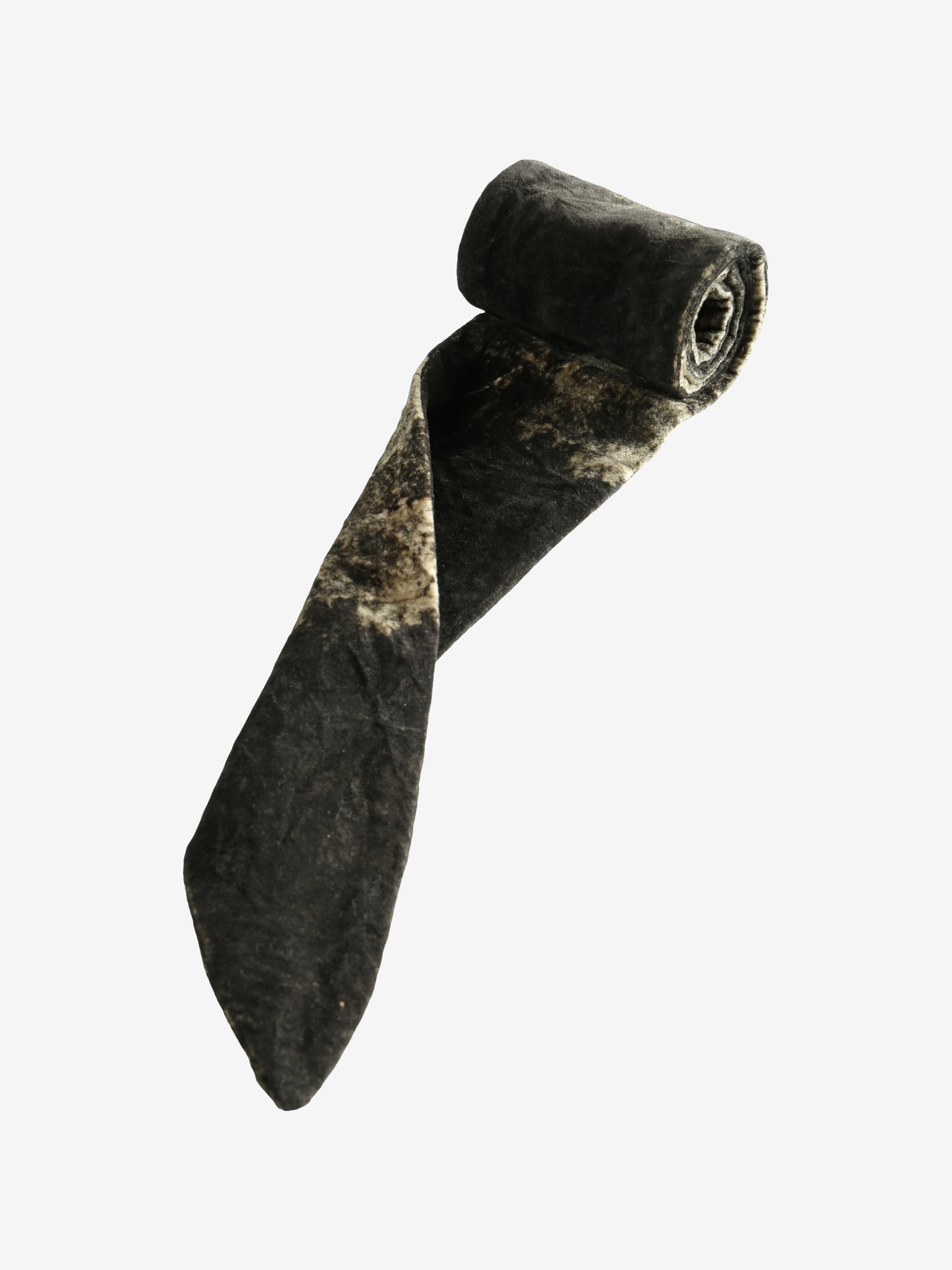 green Short Scarf, back view