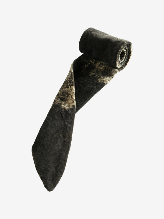 green Short Scarf, back view