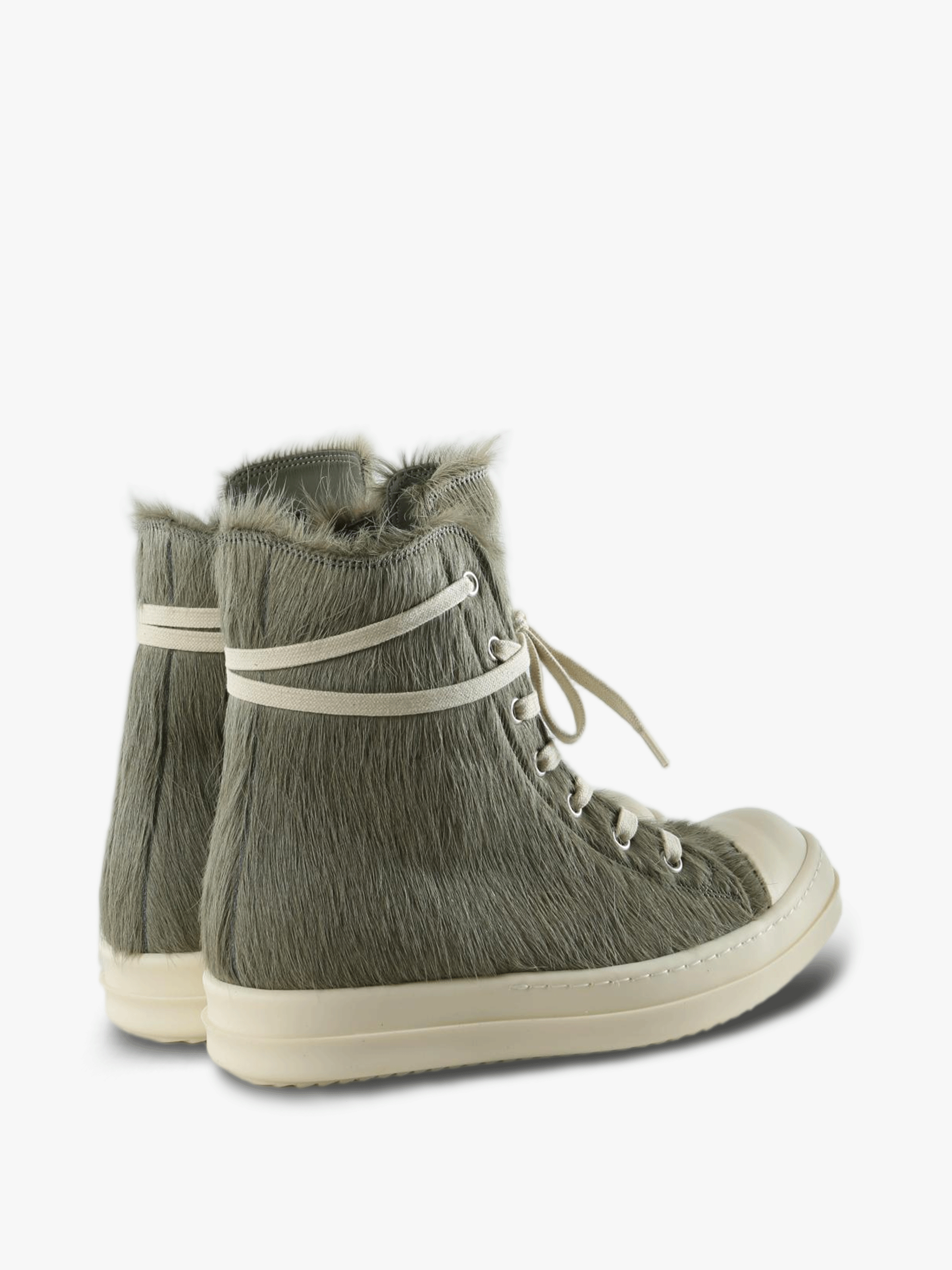Grey shoes, side view