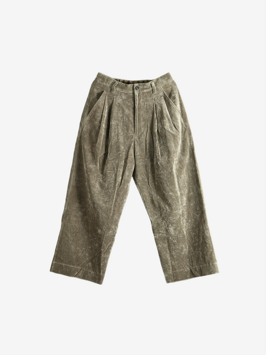 Green pants, front view