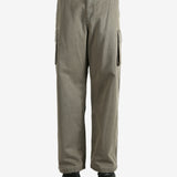 Tan pants worn by a person, showing the pants' fit