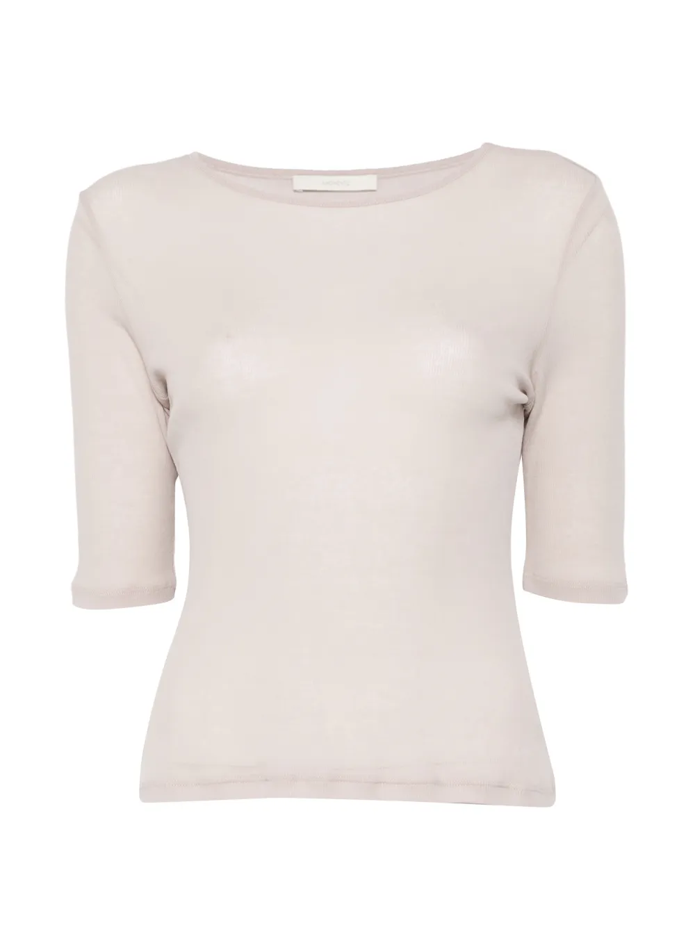 Beige t-shirt, front view