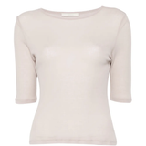 Beige t-shirt, front view