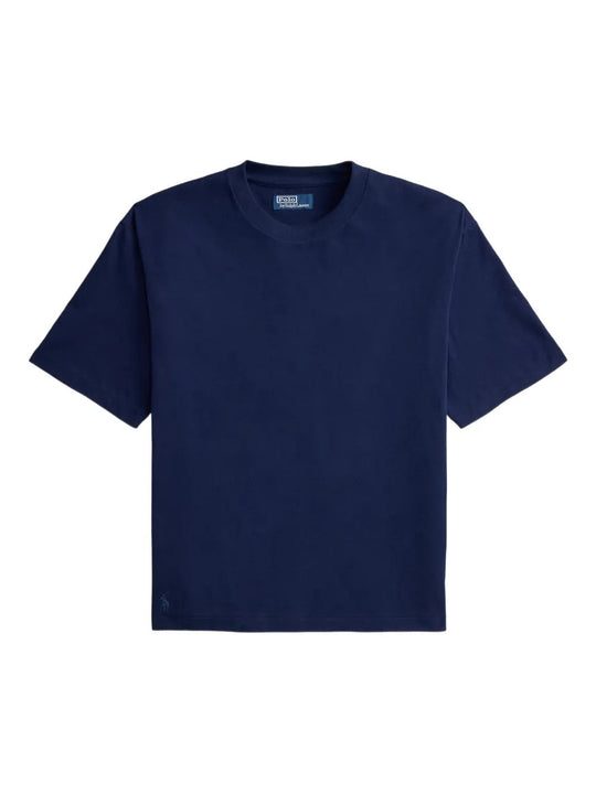 Navy T-shirt, front view