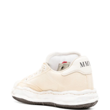 White sneakers, back view