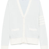 Blue knitwear, front view