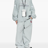 Grey jackets-coats, full body view