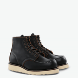 Black boots, front view