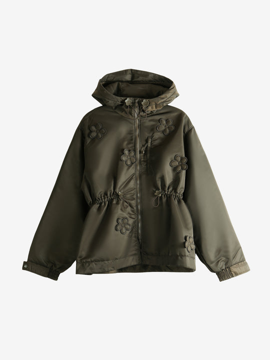 Green jacket, front view