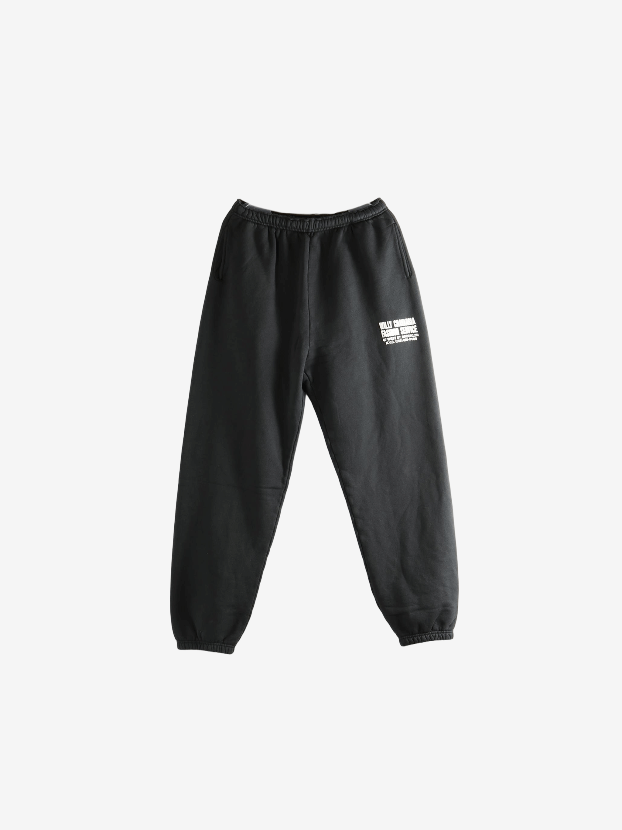 Black sweatpants,front view