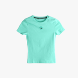 Green t-shirt, front view