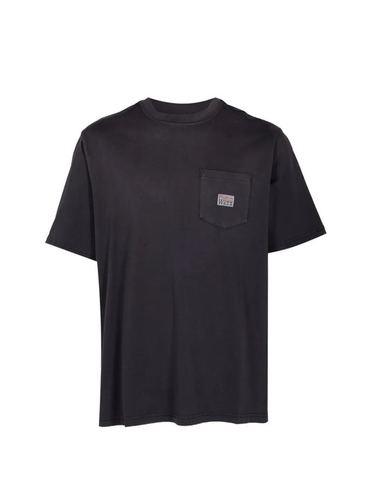 Black t-shirt, front view