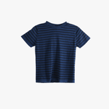 Blue t-shirt, front view