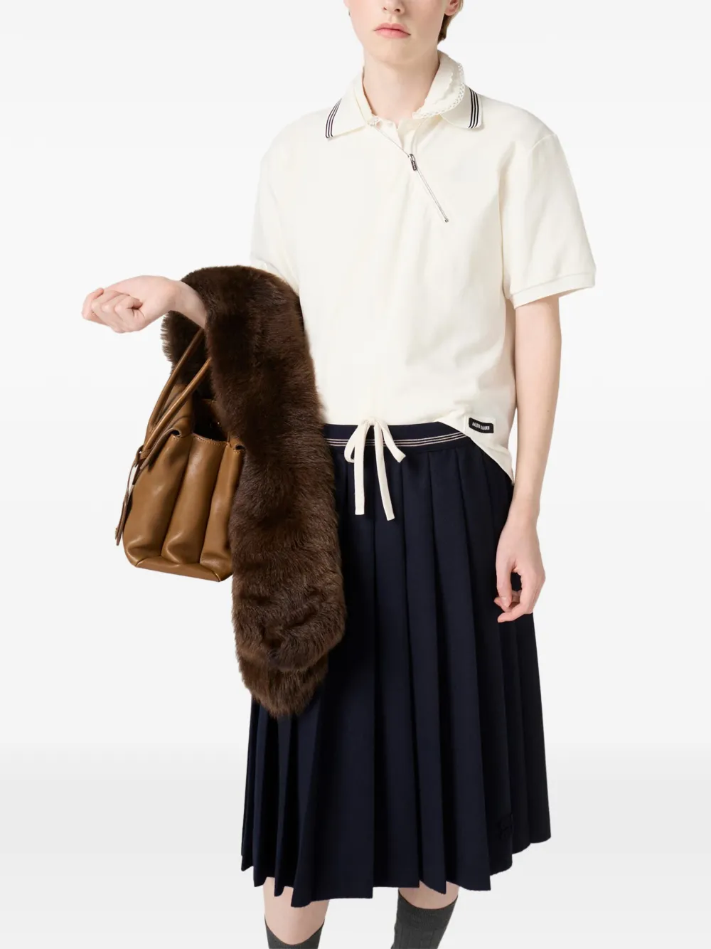 white shirt, full body view