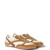 Brown sneaker, side view