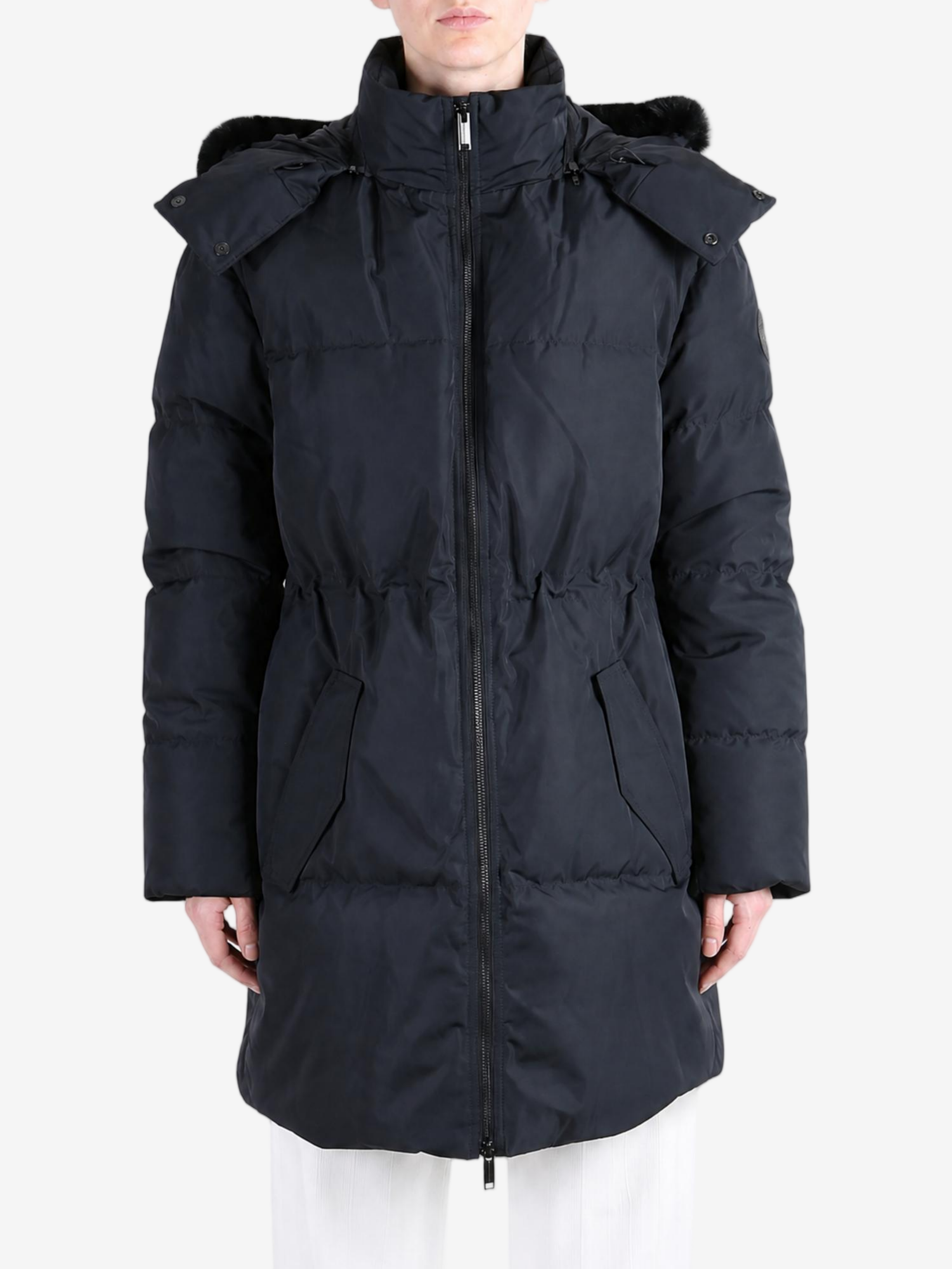 Black jacket, full body view