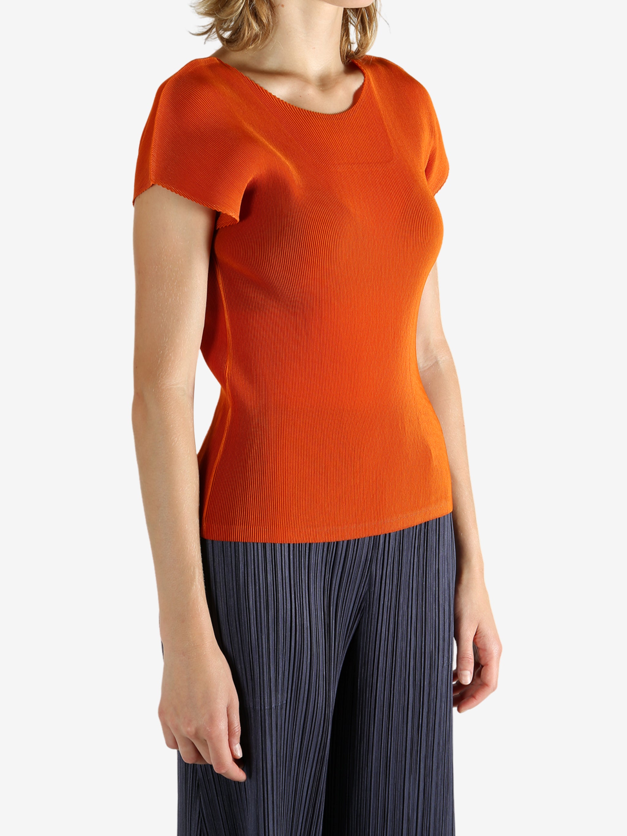 トップス PLEATS PLEASE ISSEY MIYAKE MIST JULY Pleats Please Issey Miyake Mist July Top in Light Blue