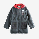 Gray jacket,front view