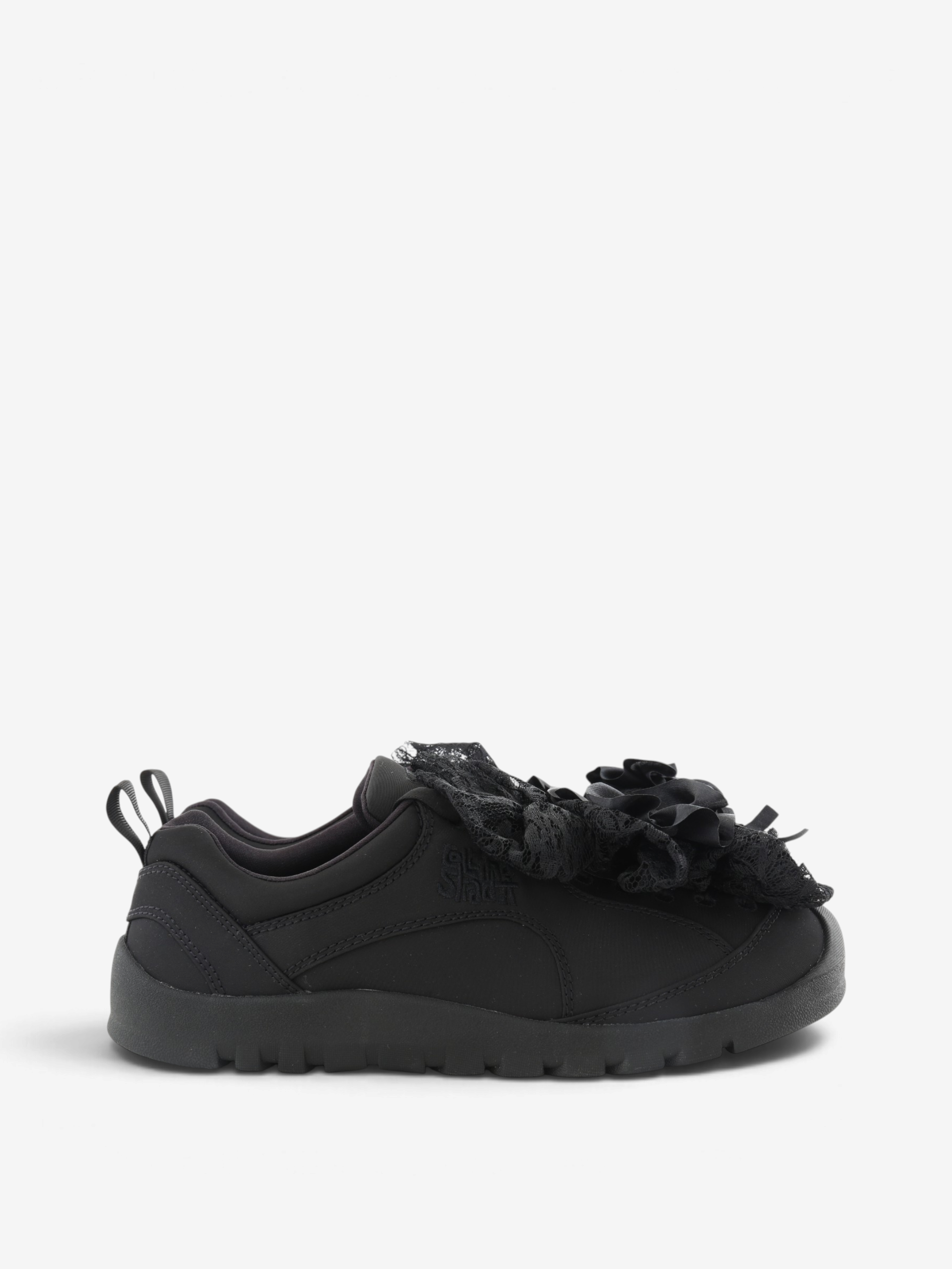Black shoes, side view