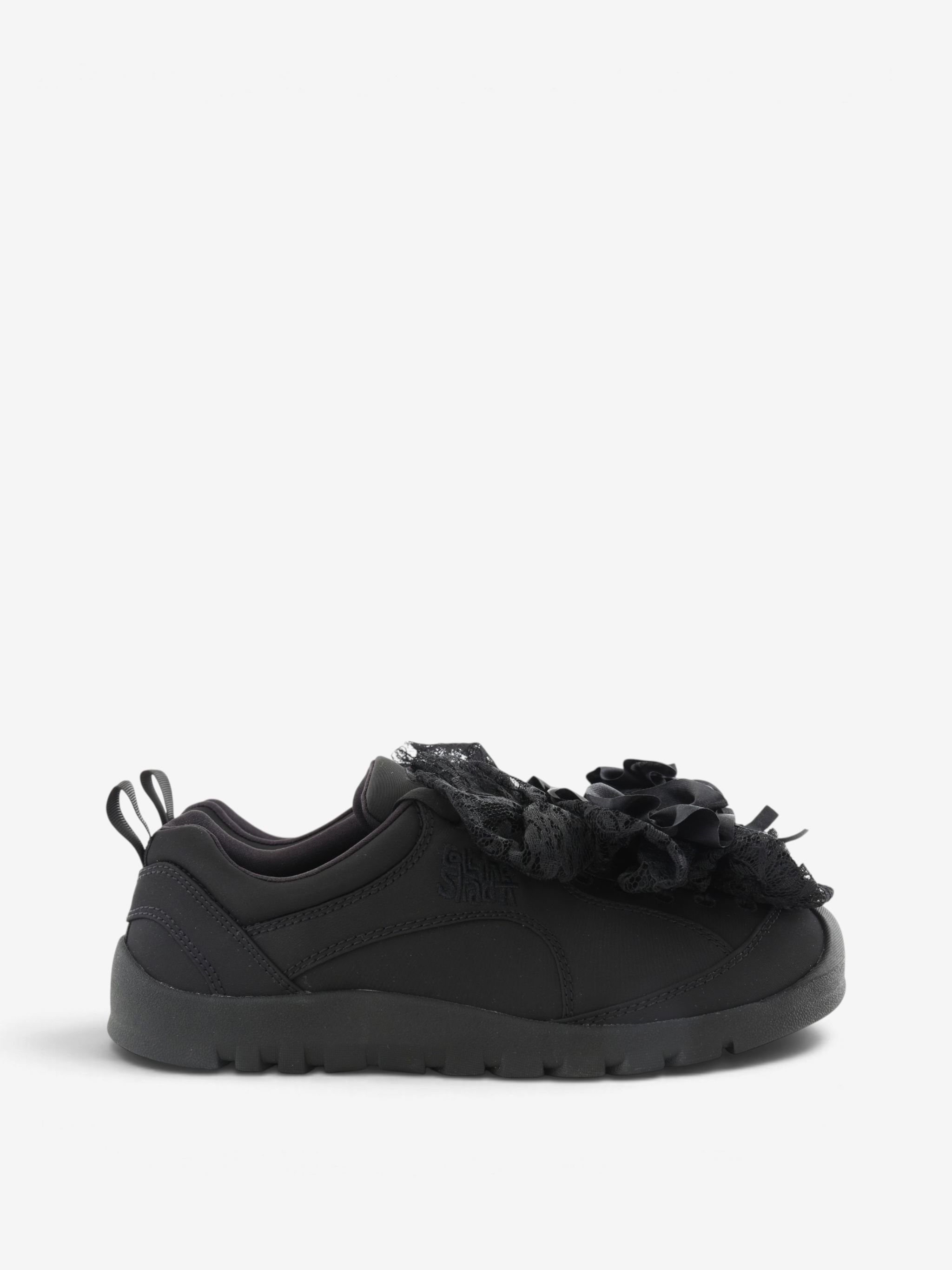 Black shoes, side view
