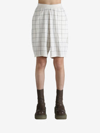 FRENCKENBERGER - Women Checkered Shorts