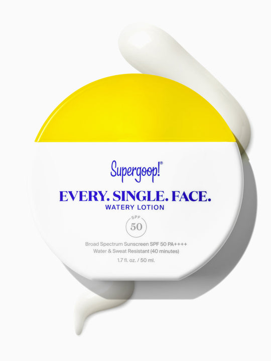 White lotion, front view