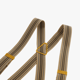 Tan accessories, front view