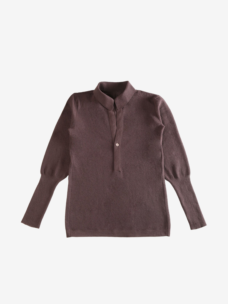 ISSEY MIYAKE - Women Knit Shirt