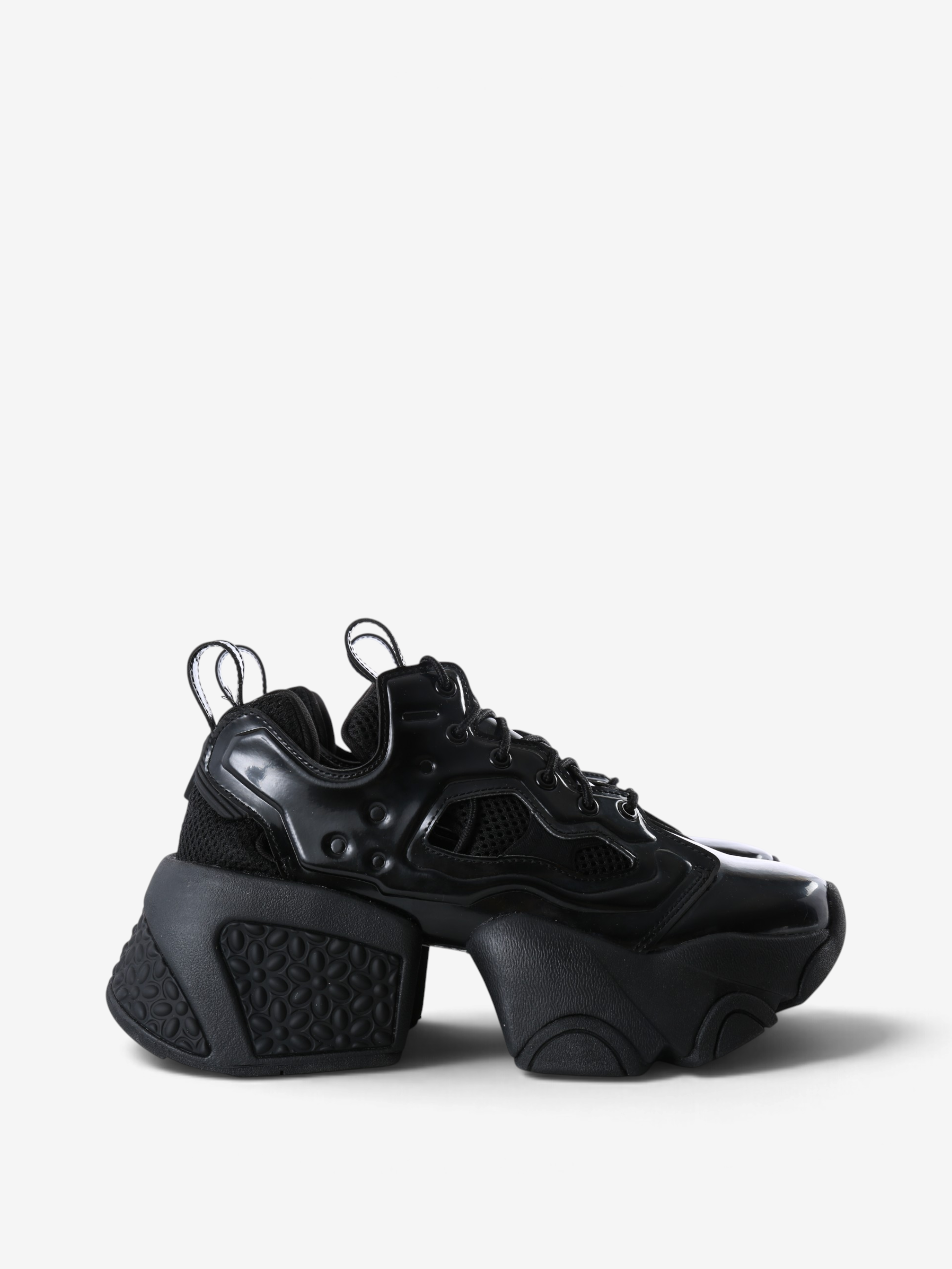 Black shoes, side view