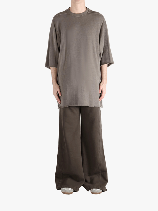 Tan t-shirts, full body view