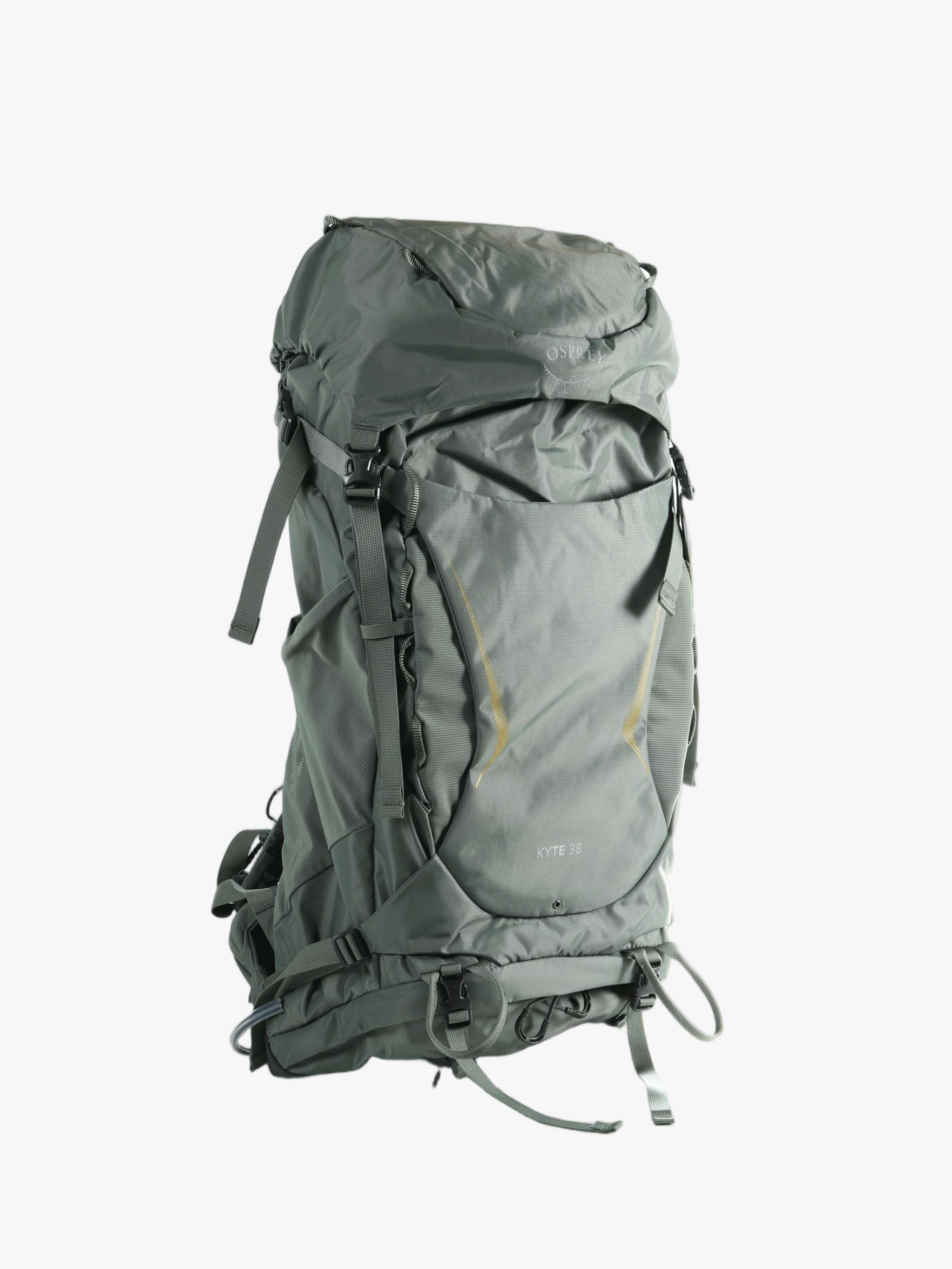 Green bag, front view
