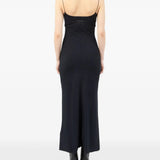 Black dress, full body view