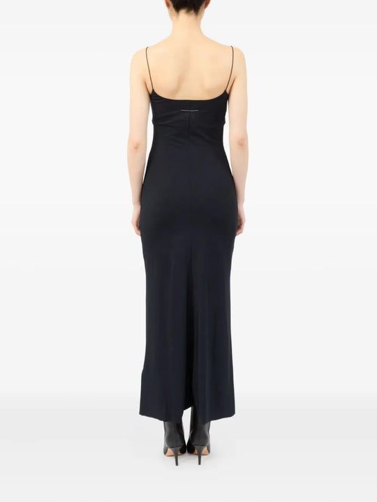 Black dress, full body view